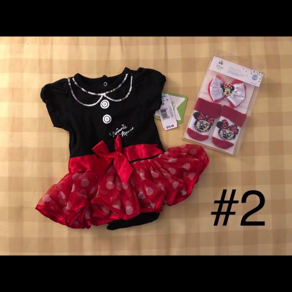 0-3 month Minnie Mouse outfit